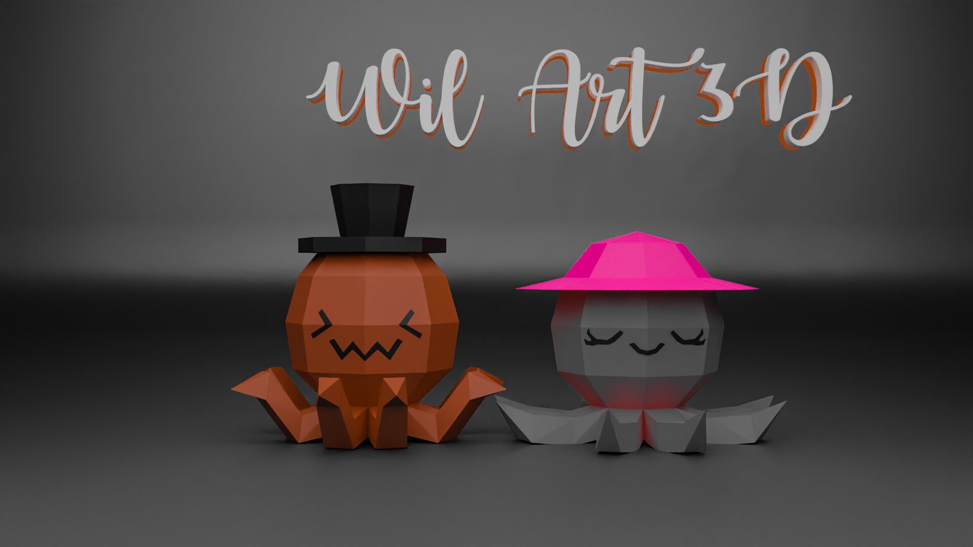 Pulpos Papercraft, Pdf Templates, Papercraft, Pepakura, Diy Model ...