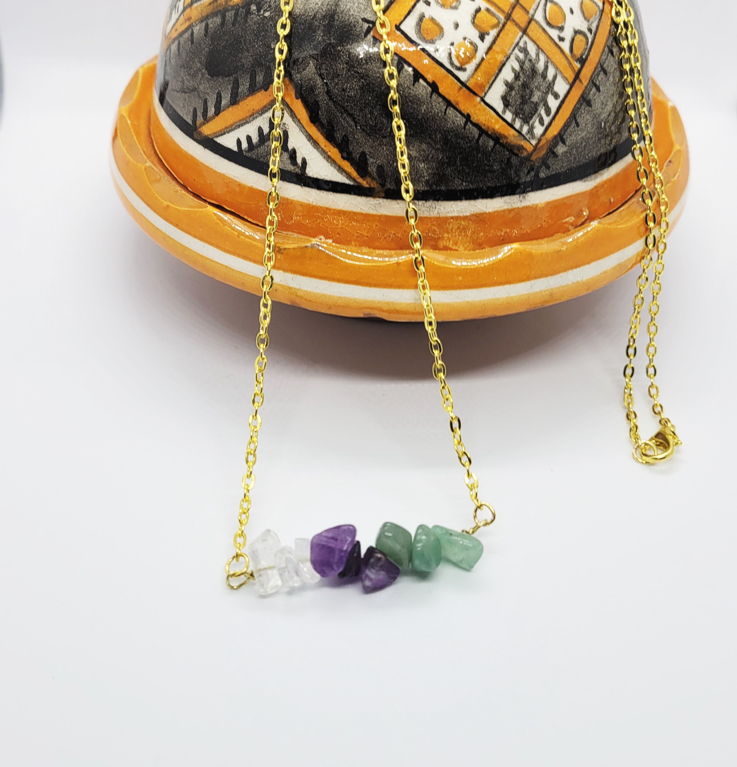 AntiAnxiety pendant necklace Healing Crystal Necklace Etsy