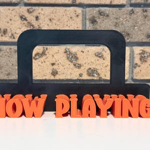 Pantalla para discos en reproducción / Impresión 3D / Montaje en pared o de pie / ¡Gran variedad de colores!