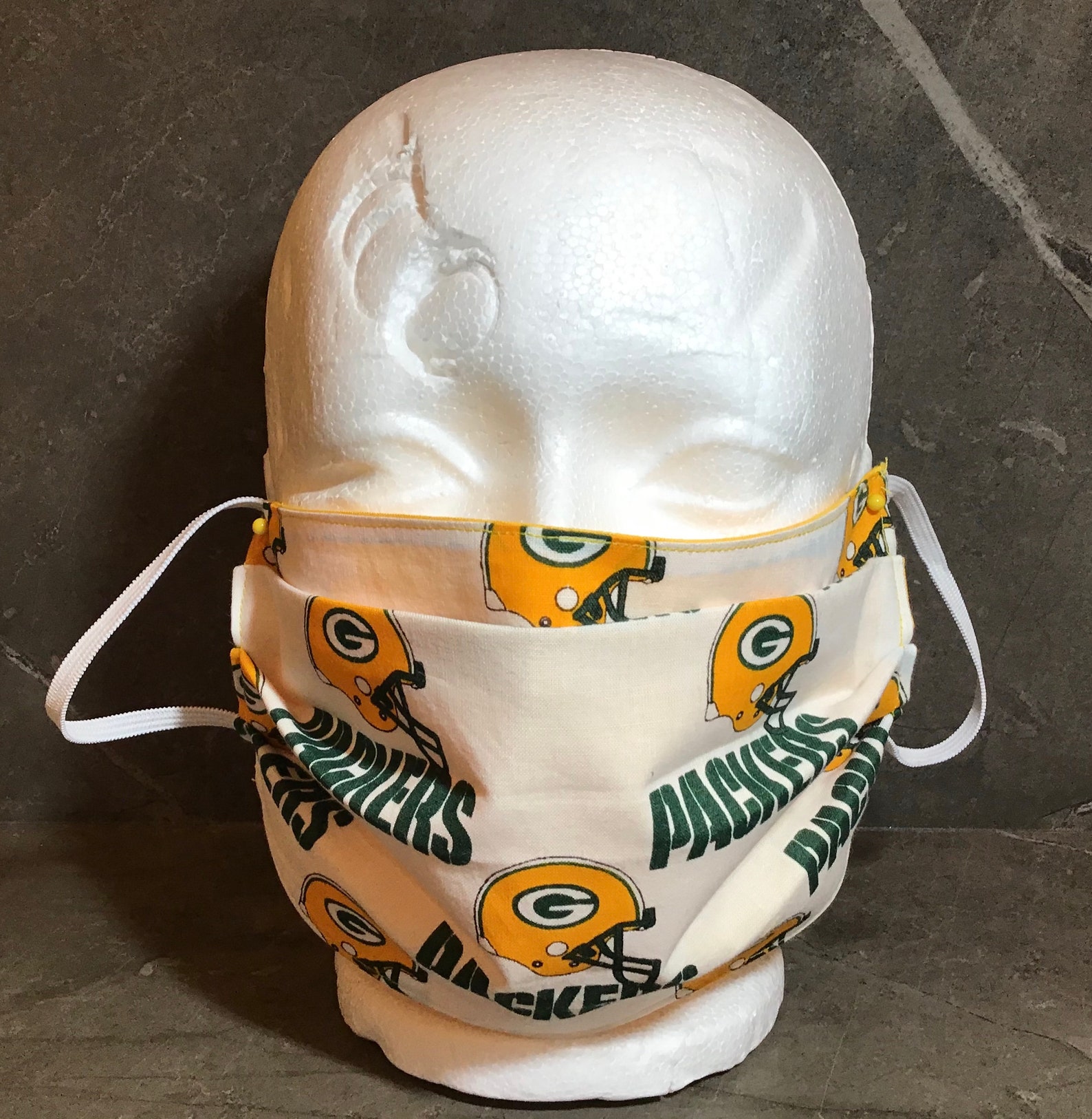 Green Bay Packers Face Mask Etsy