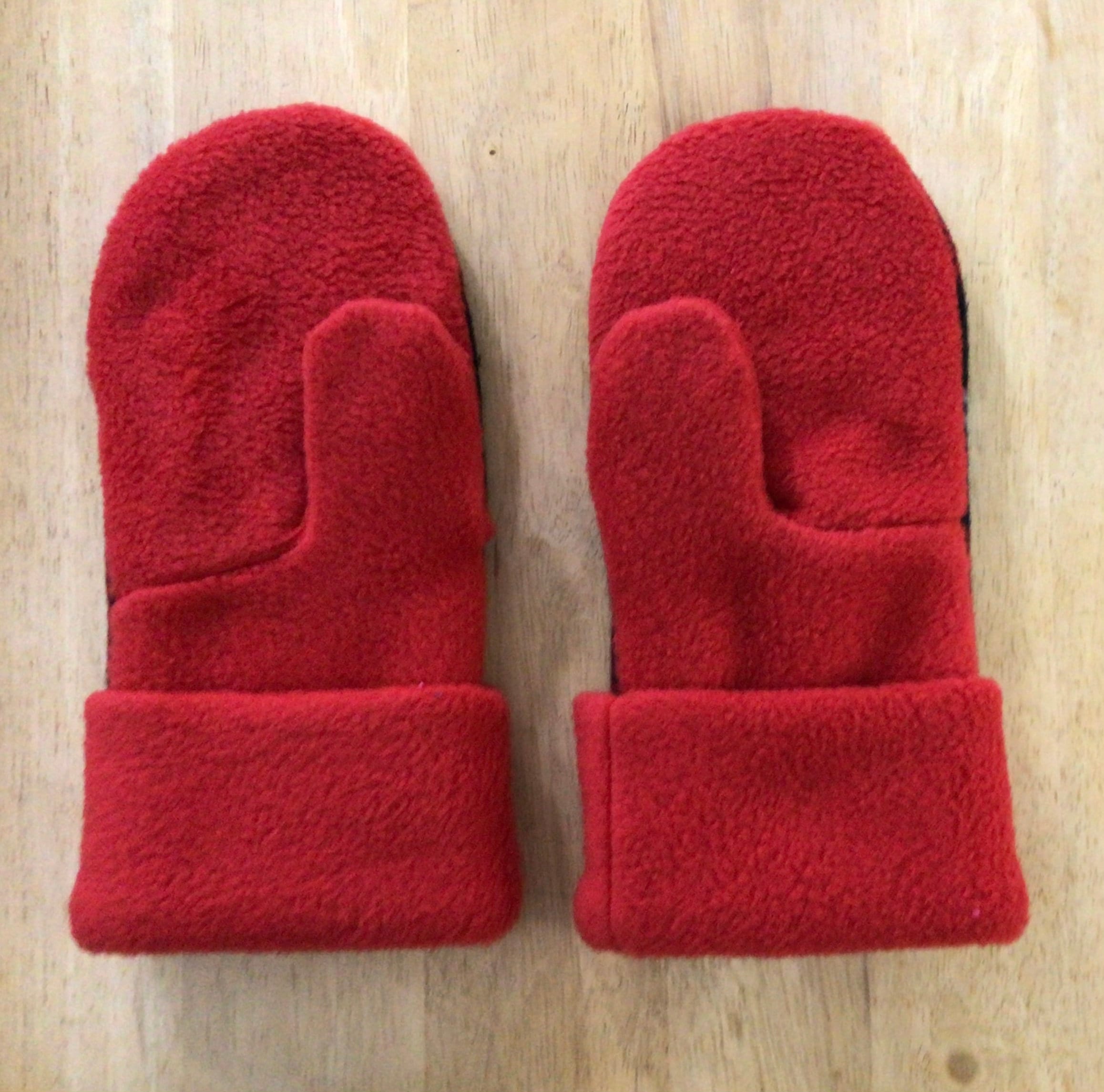 Minnesota Wilds Womens Fleece Mittens Etsy UK