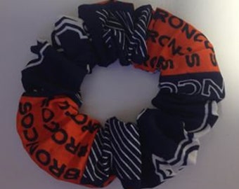Denver Broncos Hair Scrunchie/Hair Tie