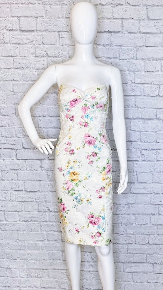 DAVID MEISTER Vintage Authentic Designer Floral La