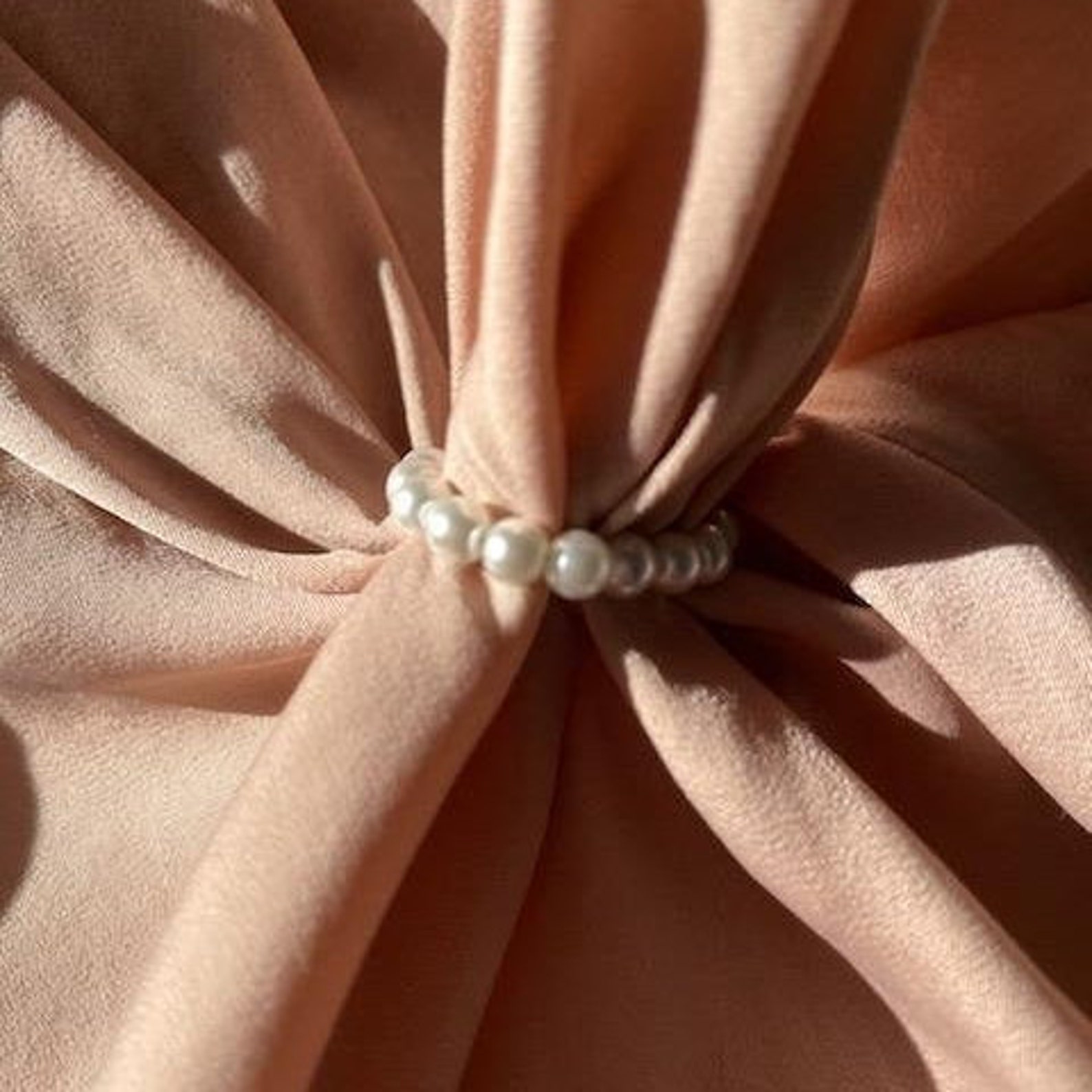 Pearl Beaded Ring | Etsy