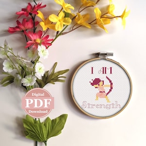 Cross Stitch Pattern Diana Artemis Goddess