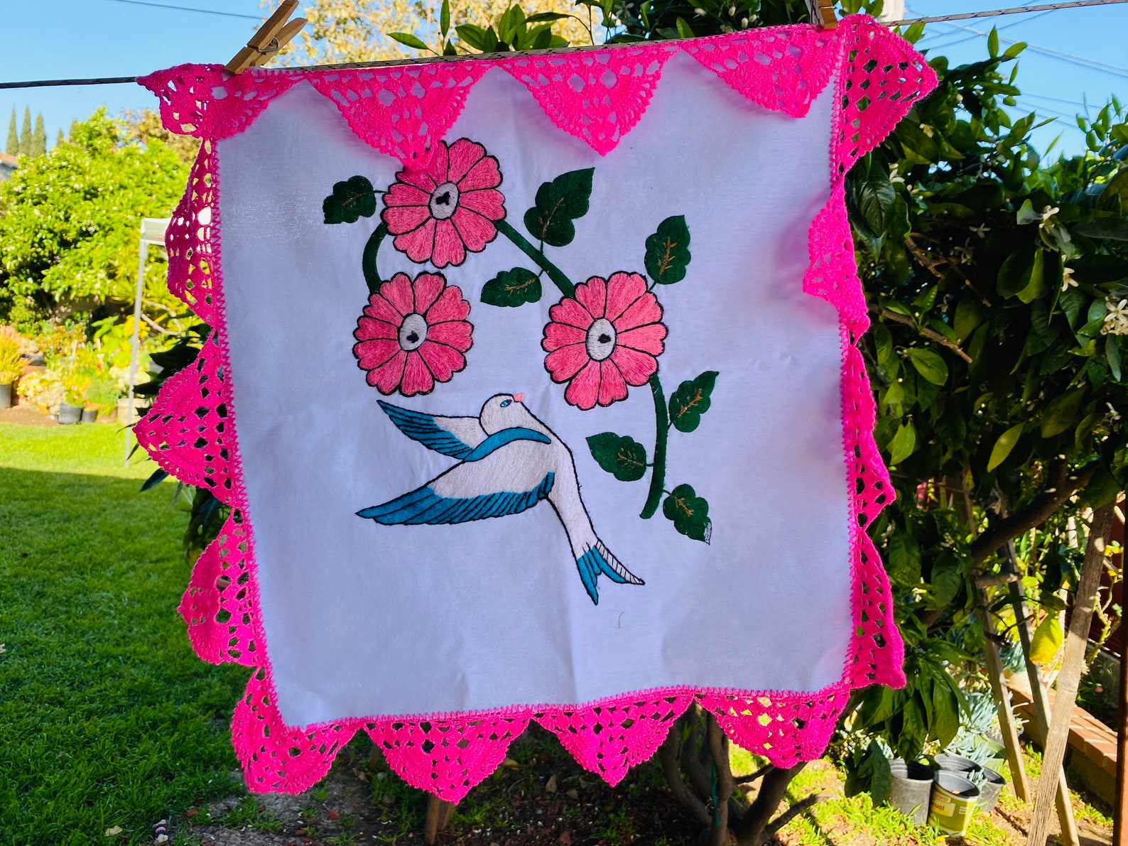 embroidered mexican napkins