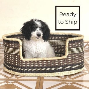 Dog Basket - Pet Bed - Dog Furniture - Woven Dog Bed - Made in Africa - Small, Medium, Large, Extra Large, Custom Sizes