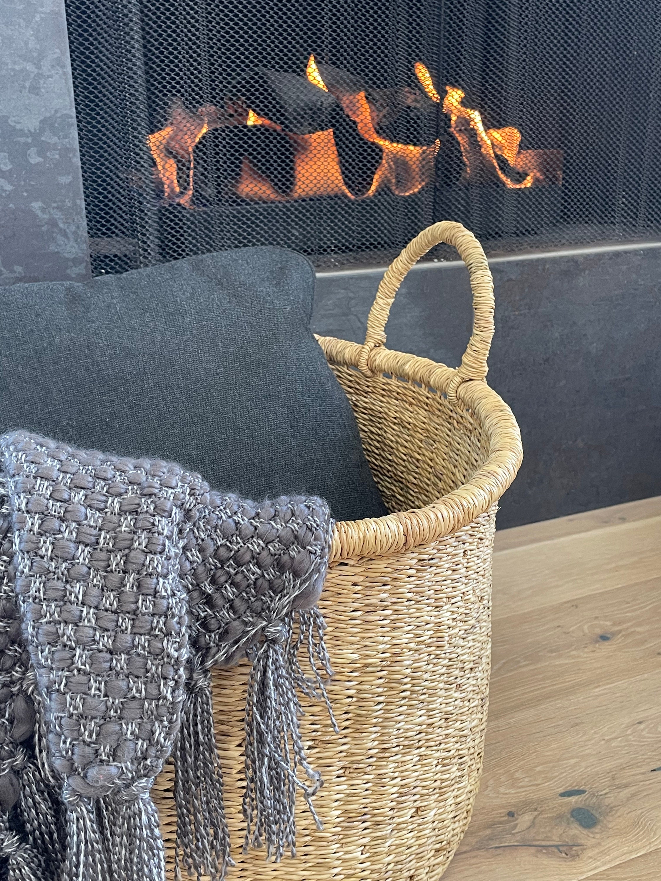 Blanket Baskets Set of 3 Christmas Basket Laundry Hamper Etsy