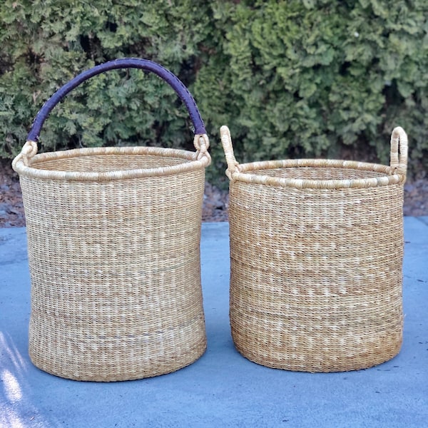 Woven Laundry Basket - Etsy