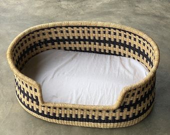 Foam mat and cotton cover for WovenHopeCollective Dog Baskets