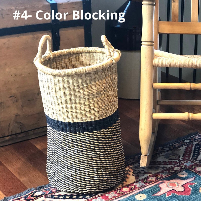 Tall Basket Narrow Laundry Hamper Laundry Basket for Small Etsy