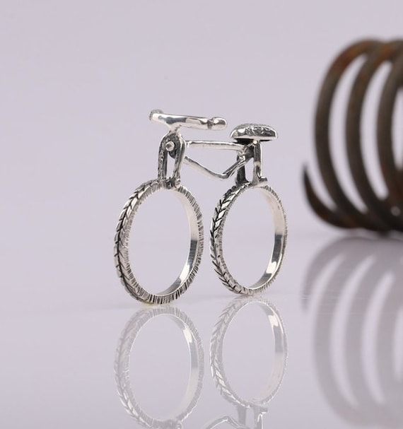 Sterling Bicycle Ring Sterling Bicycle Ring