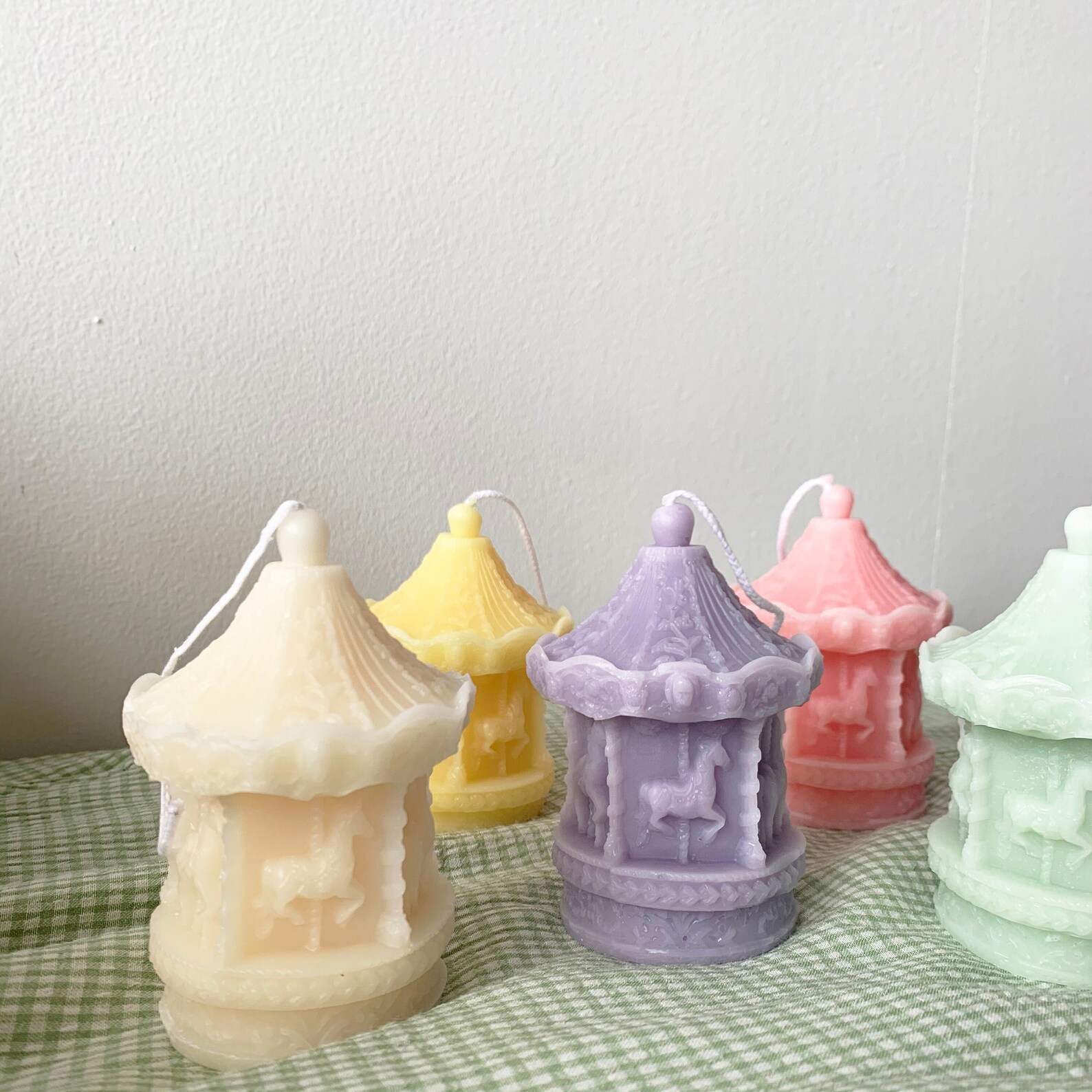 Carousel Candle Merrygoround Candle Natural Soy Wax Etsy