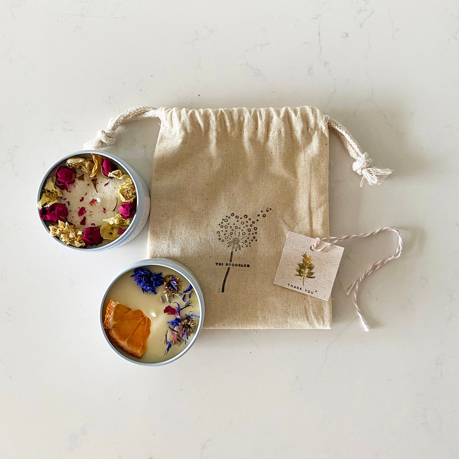 2pc Gift Set 4oz Signature Candle / Candle Gift Box / Candle Etsy