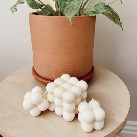 Geometric Cube Shape Candle Bubble candle Soy Wax Candle ...