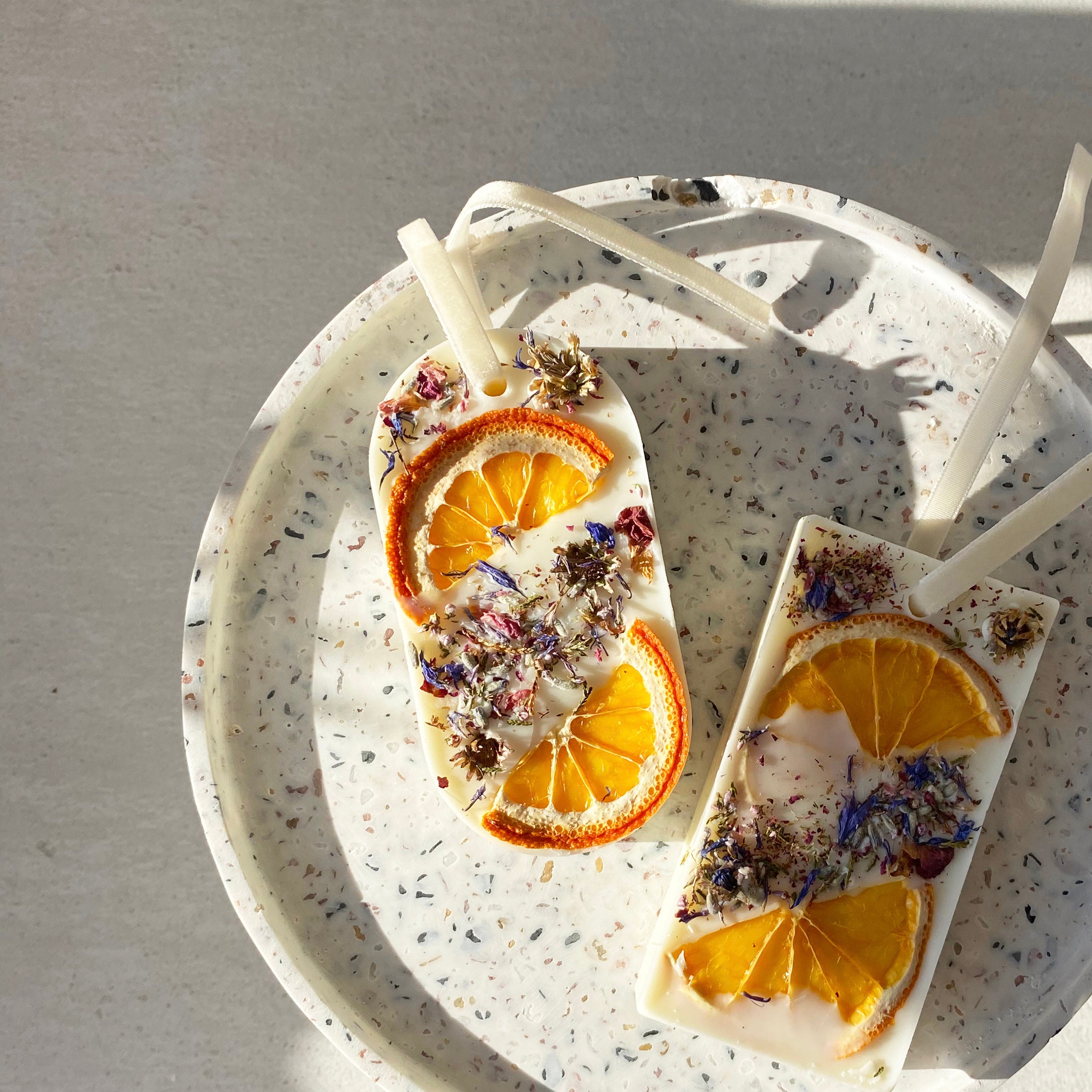 Scented Botanicals Soy Wax Tablet, Orange - Lavande, Air Freshener, Scented Wax Melts, Sachet, Room 