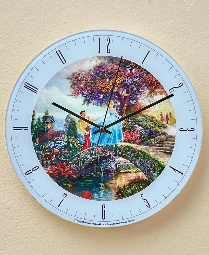 11 Glass Thomas Kinkade Disney Clocks Perfect Gift For Etsy