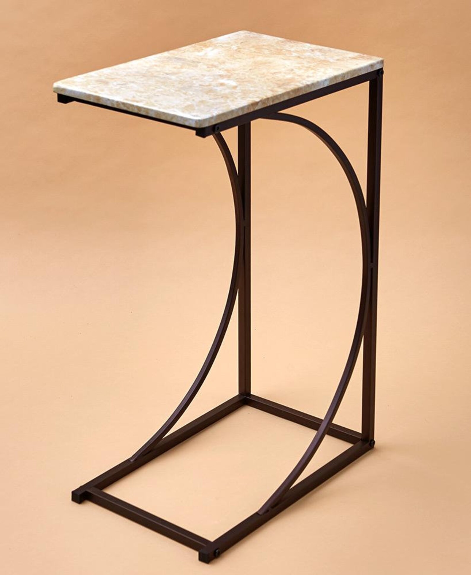 Faux Marble Top Sofa Side Tables Food And Drinks Items Etsy