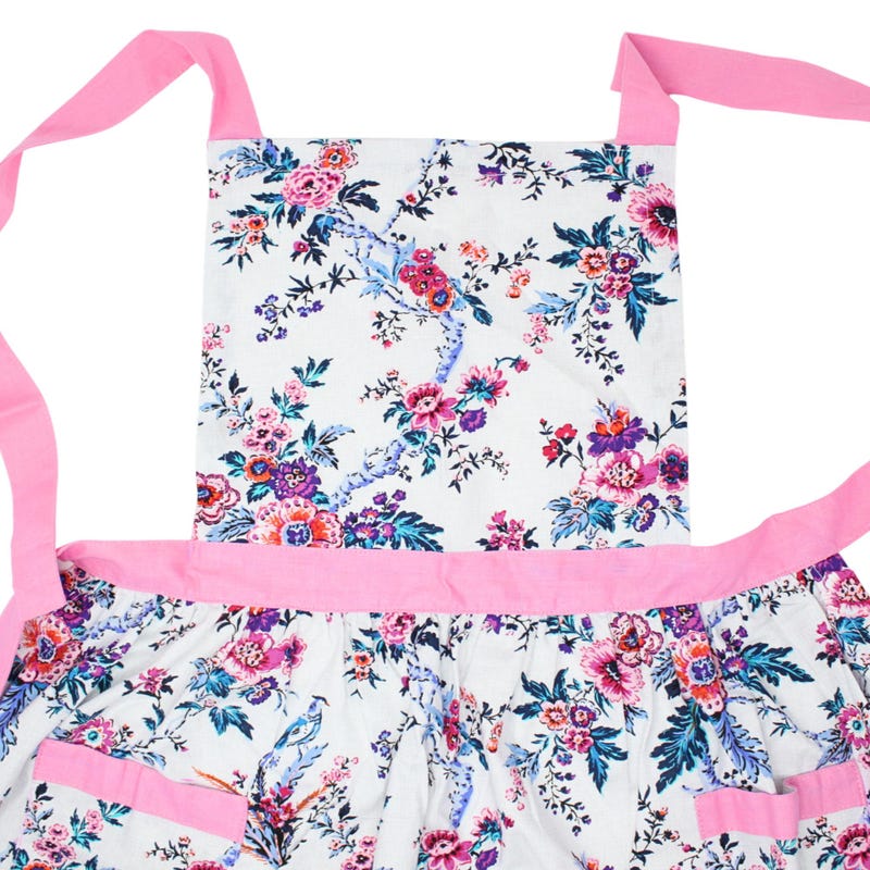 Pink Ruffle Apron - Etsy