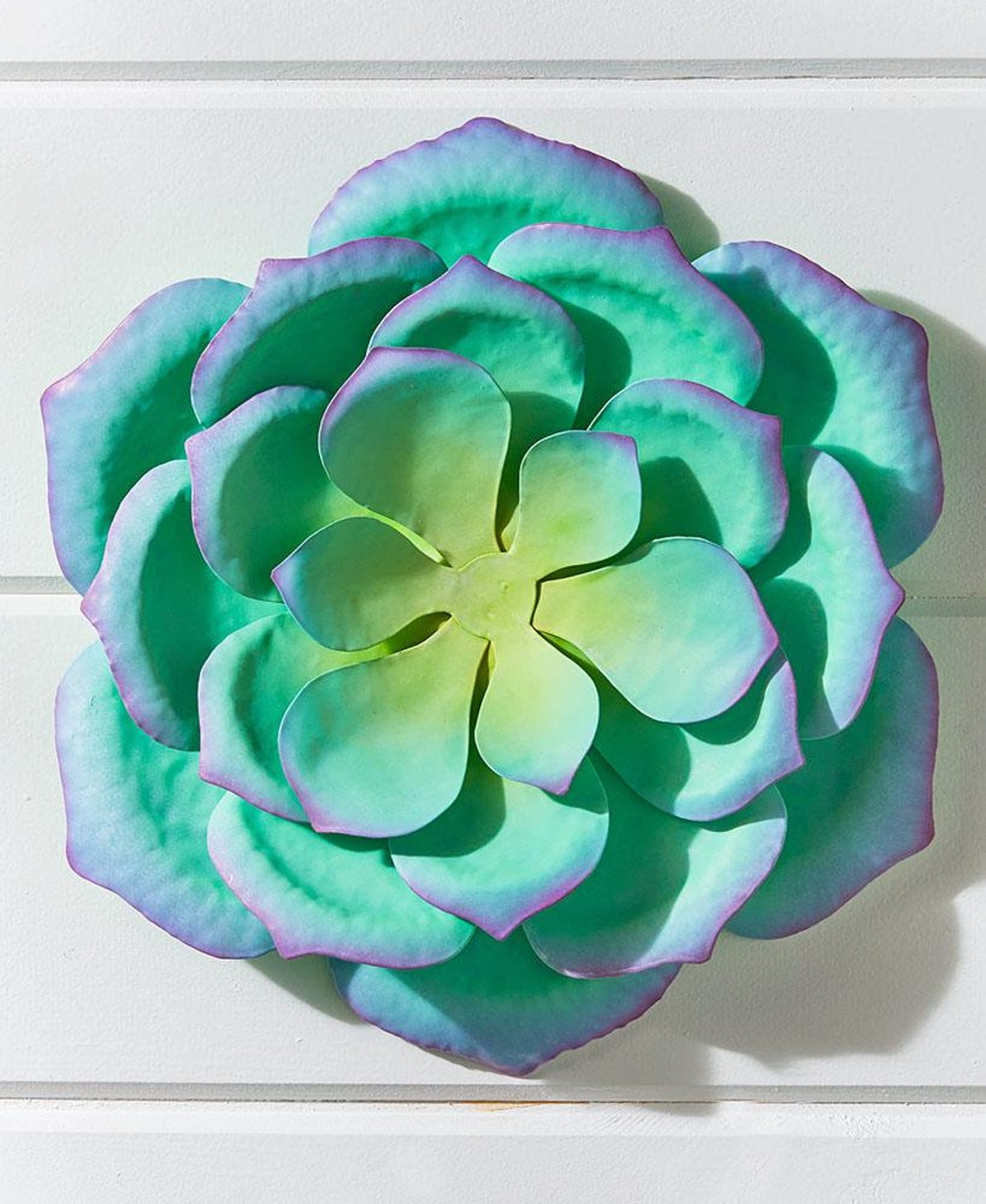 Metal Wall Flowers Art Rustic Style Indoor/outdoor Covered Etsy