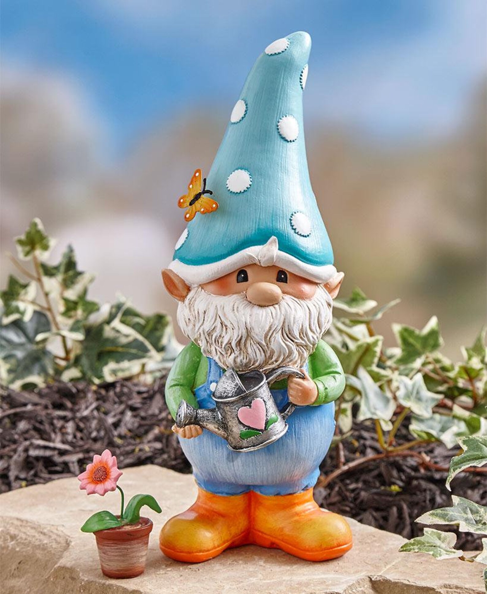 Whimsical Garden Gnome Friend Statues Vintage Outdoor Space Etsy