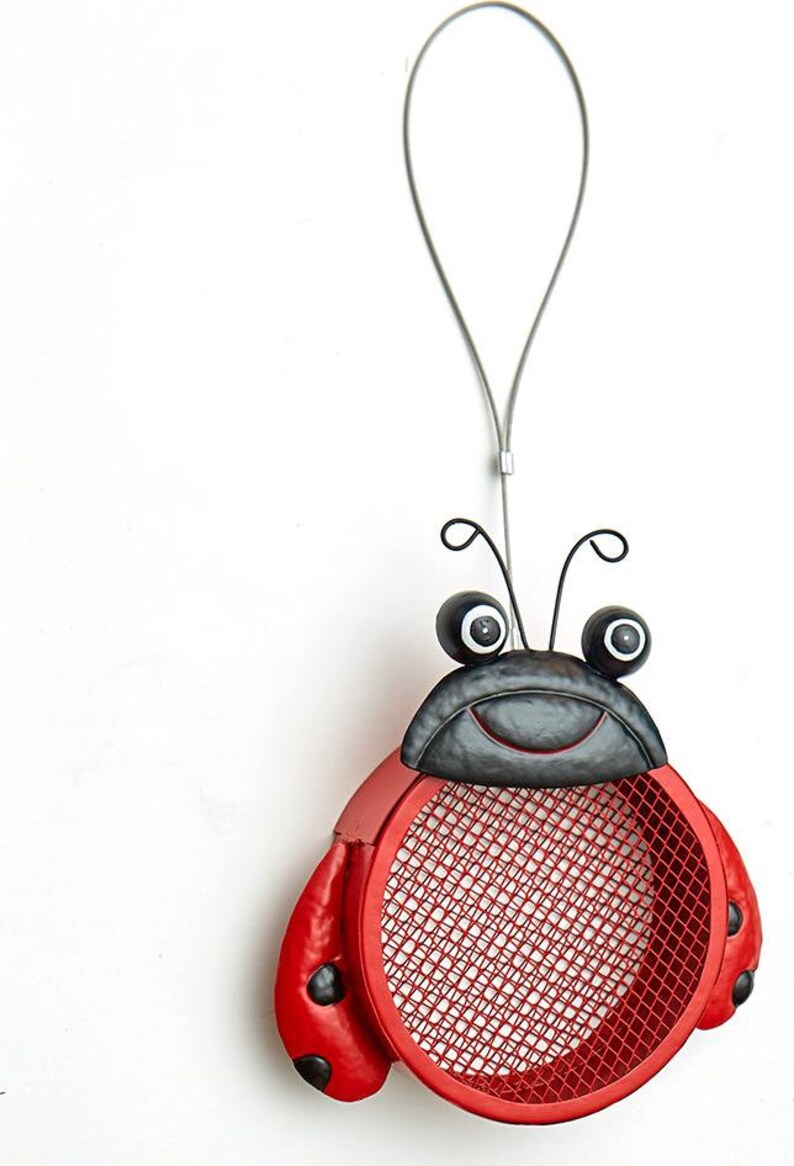 Outdoor Garden Yard Decor Themed Mesh Bird Feeders Attract Birds To Garden Attached On Tree Birdseed Holder