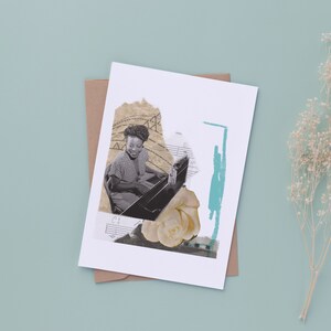 Greeting card, retro birthday card, vintage greeting card, girls greeting card, friend greeting card, humor card