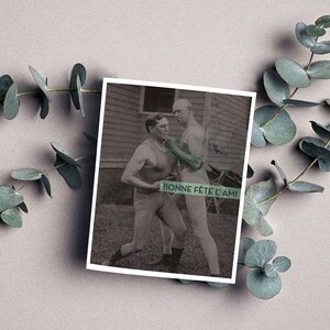 Greeting card, retro birthday card, vintage greeting card, friend greeting card, humor card, man birthday card