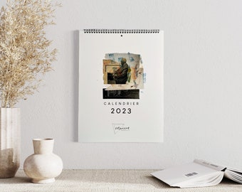 Great calendar 2023, monthly calendar, wall calendar, wall decoration, calendar 12x16, original gift, decoration gift, Christmas gift