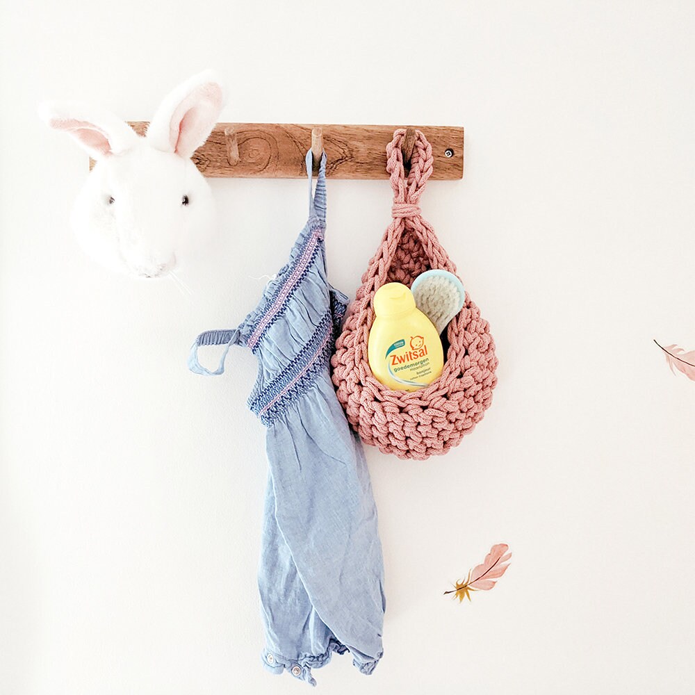 Colgado cesta pared colgado colgado Macrame bebé sala sala | Etsy
