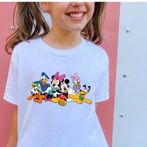 Disney Mickey And Friends Shirt, Magic Kingdom Toddler, Disney Shirts, Mouse Shirt, Disney Family Vacation Onesie, Handmade Shirt