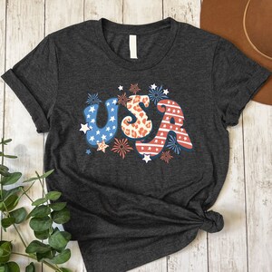 Retro USA shirt, 4th of July tee, Retro funny fourth shirt, Womens 4th of July shirt, America Patriotic Shirt, Independence