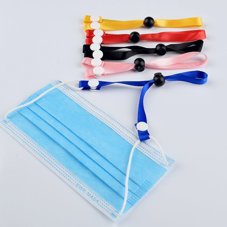 Mask Holder/strap/lanyard Antilost Adjustable Length Face Etsy