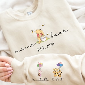 Mama Bear Custom Sweatshirt Etsy