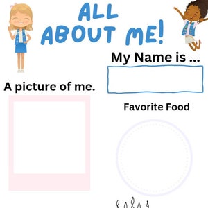 Girl Scout Daisy About Me