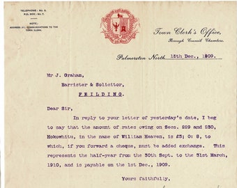 Carta vintage mecanografiada Documentos de recibo retro x 3 páginas estacionarias adicionales Diario basura Encabezado de tipografía adornado Estilo envejecido