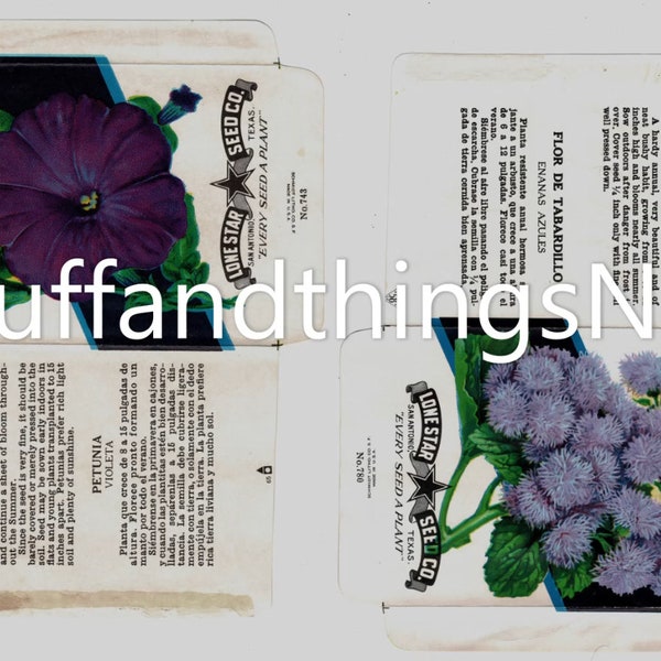 Seed Packet Labels Etsy Canada