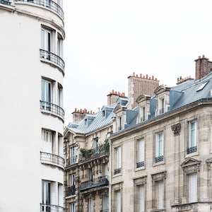Paris Photography - The Rooftops of Paris, Balconies, Paris Art Print, Travel Fine Art Photograph, French Home Decor, Large Wall Art.