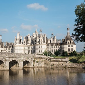 Loire Valley, France Photography - Chateau de Chambord, Architecture, Fine Art Photograph, Loire Valley, French Home Decor, Large Wall Art