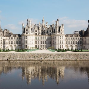 Loire Valley, France Photography - Chateau de Chambord, Architecture, Fine Art Photograph, Loire Valley, French Home Decor, Large Wall Art
