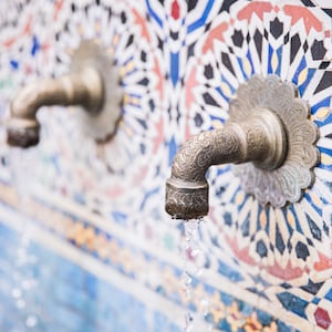 Chicago, Illinois Photography - Gift of Moroccan Tile, Architecture Fine Art Photograph, Garfield Park, Urban Home Decor, Large Wall Art