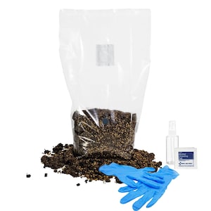 MUSHROOM GROW KIT - Easy All-in-One Mushroom Grow Kit. Sterilized Mushroom Grain Spawn and Substrate in Injection Port Bag