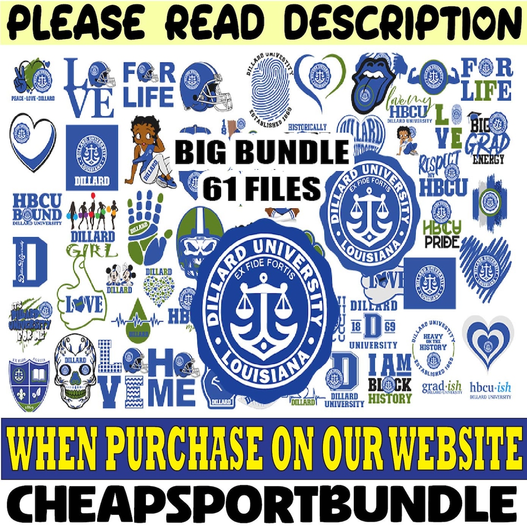Dillard University Svg HBCU Svg Collections HBCU Svg Etsy
