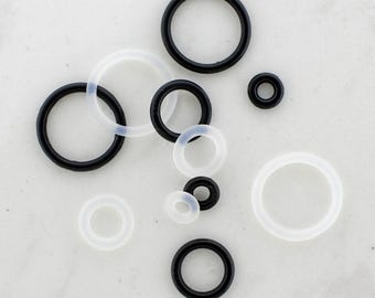 O-Rings - Clear Or Black