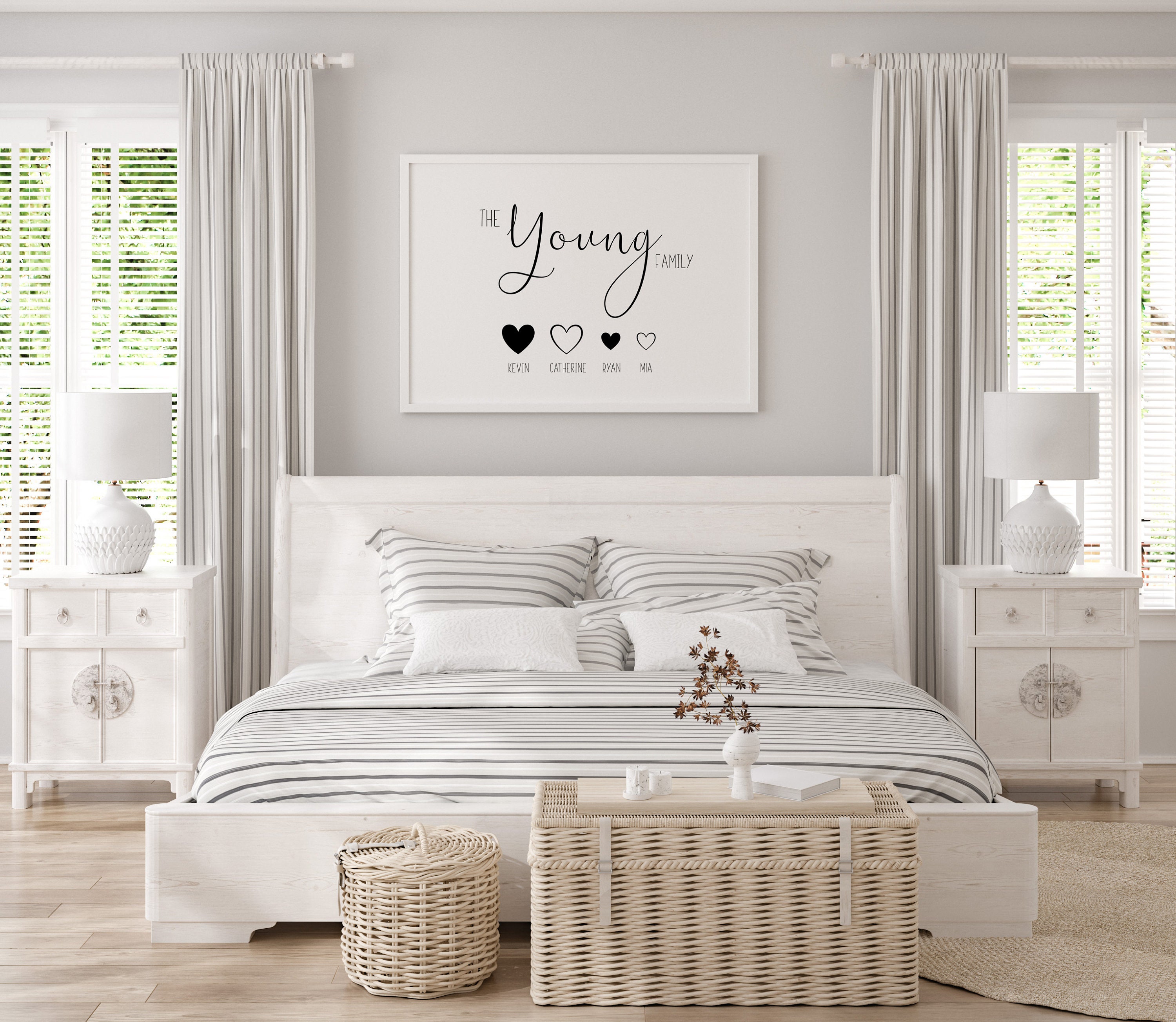 Custom Family Print | Personalised Family Names Print | Custom Family ...