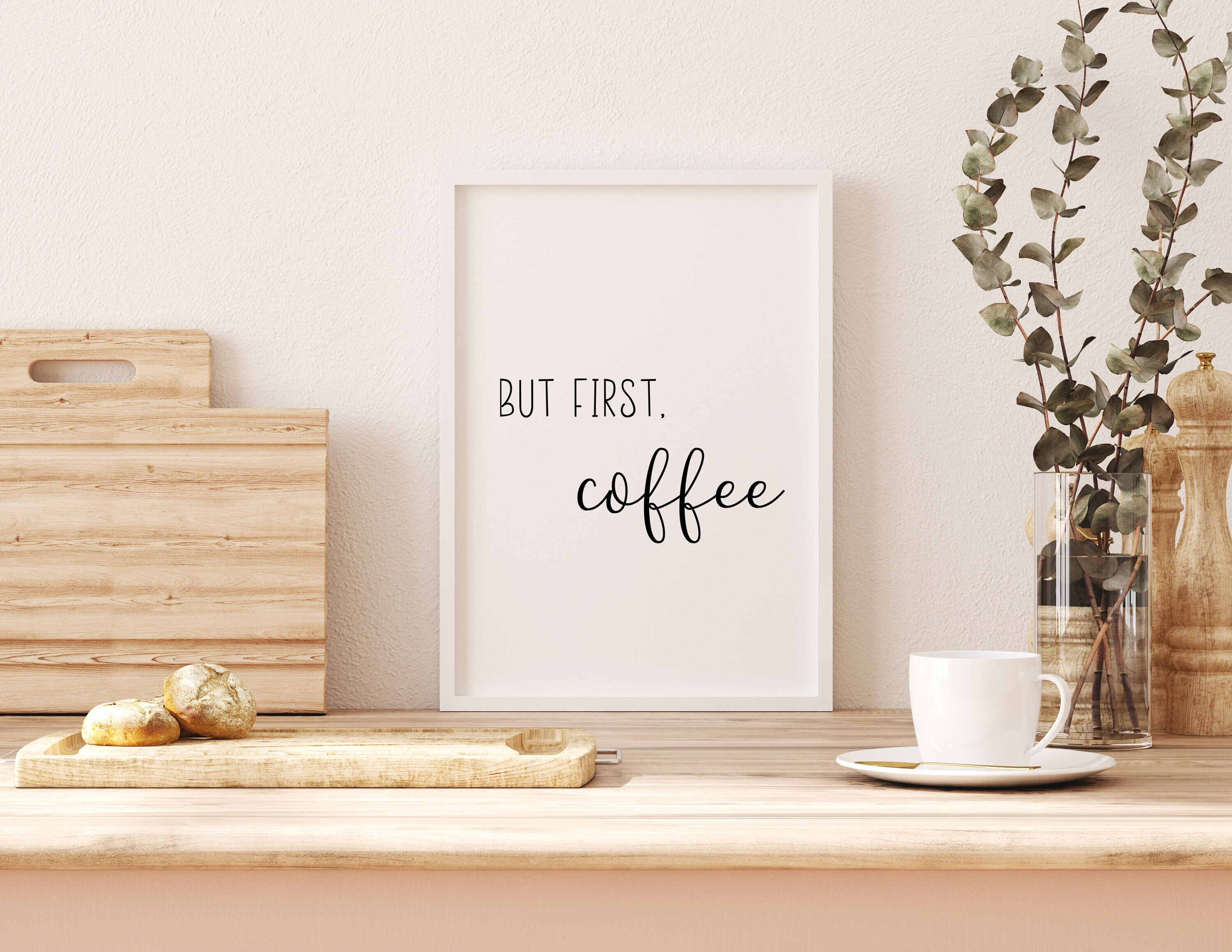 But First Coffee Coffee Quote Print but First Coffee - Etsy