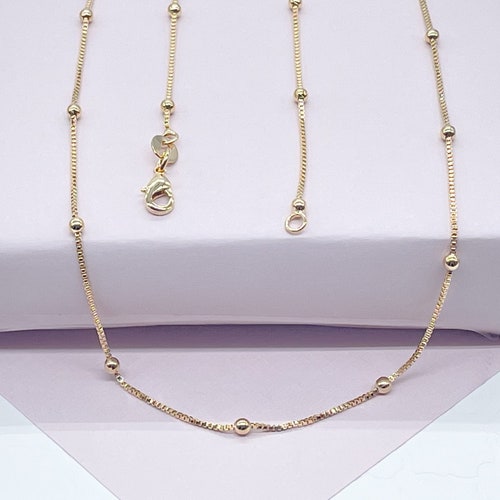 18k Gold Filled 3mm Figaro Link Chain Necklace and Jewelry - Etsy