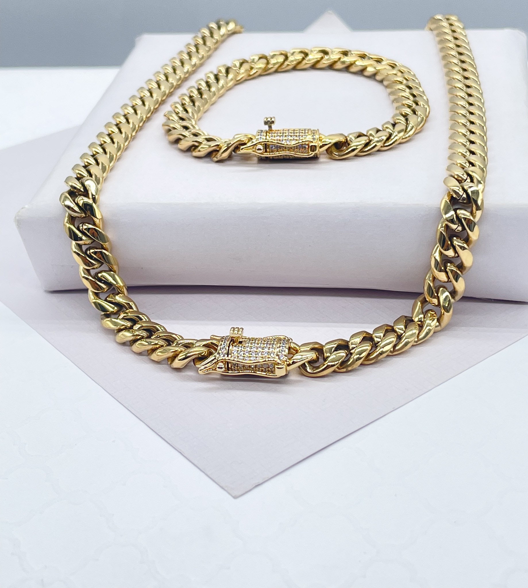 Cuban Link Chain With Pendant - Etsy