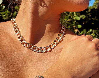Set Gioielli Quadrifoglio In Oro 18K - Collana, Orecchini E Bracciale, Regalo Fortunato Per Donne E Ragazze - Foto 7