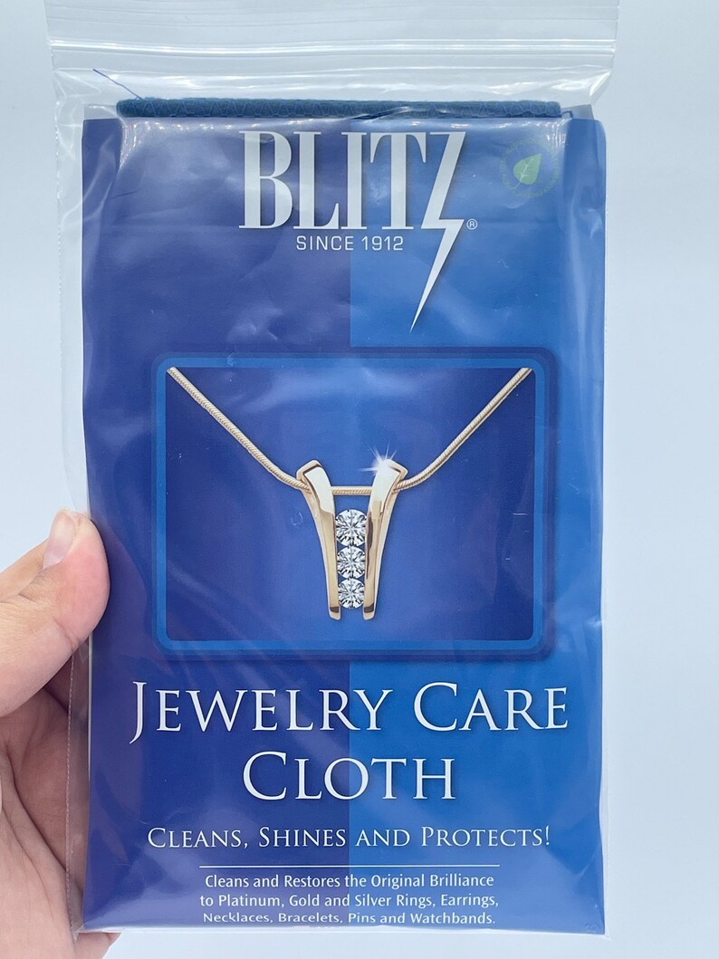 Silver Dip Jewelry Cleaner Cloth Cleaning Shines and Protect Etsy